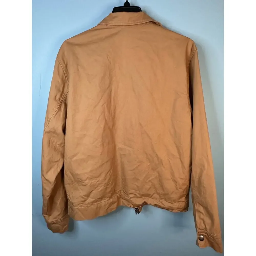 Pacsun Los Angeles Cherry Men's jacket Tan bomber chore barn coat Size Medium